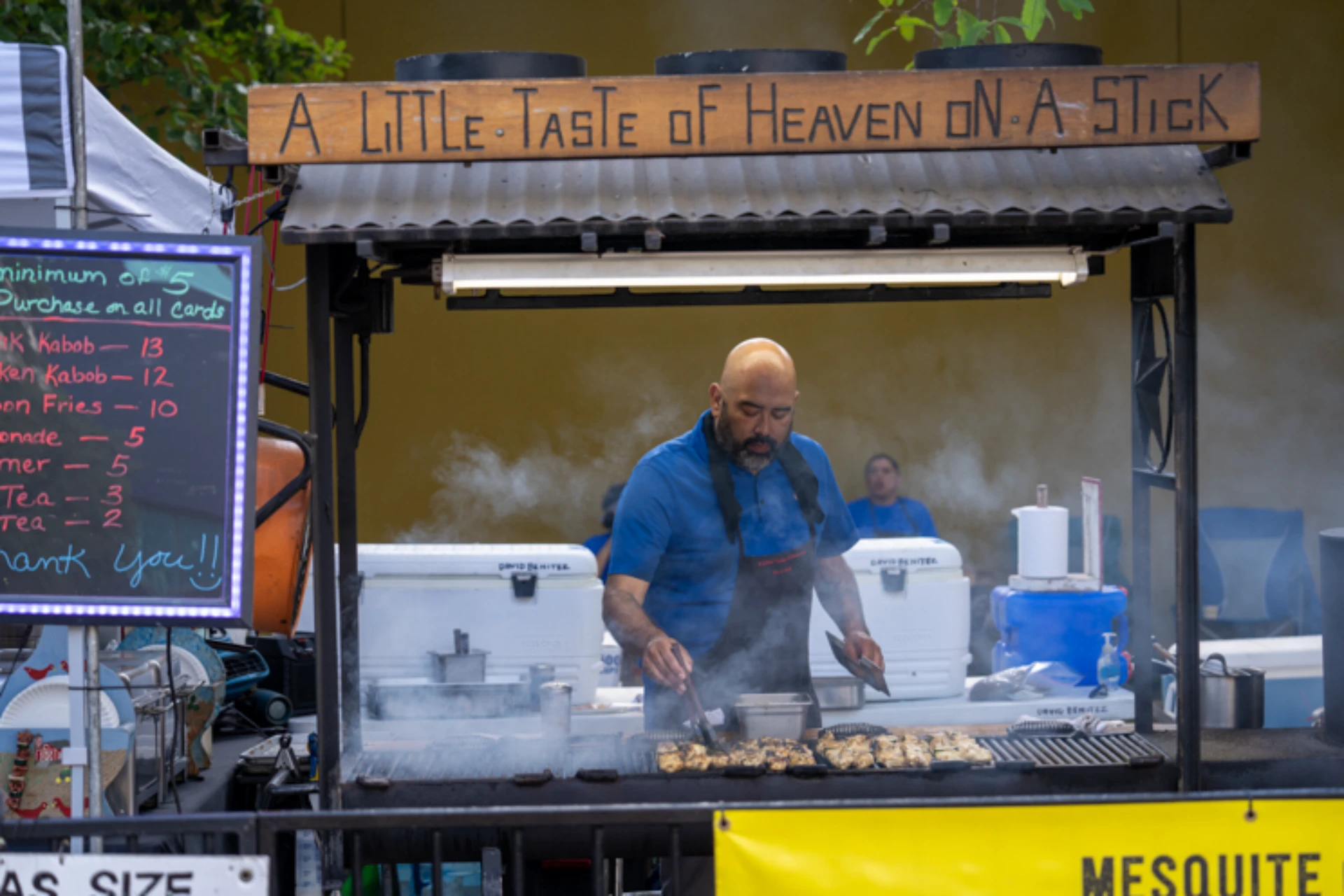 Local food vendors add culture and small-business energy to public spaces.