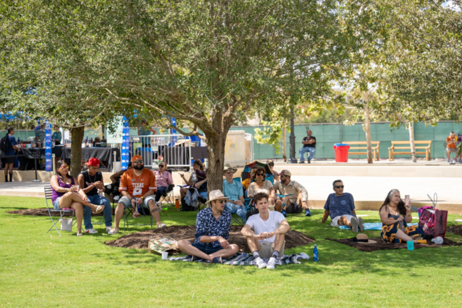Shade, seating, and social comfort — essential ingredients of a civic place.